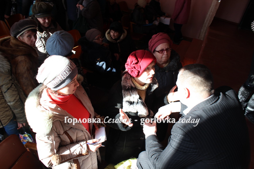Встреча с жителями Калининского района Горловки