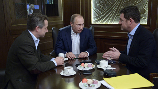 В.Путин дает интервью "Bild"