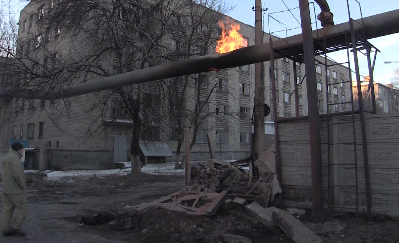 Жители Горловки и Донецка остались без тепла в результате артобстрела ВСУ